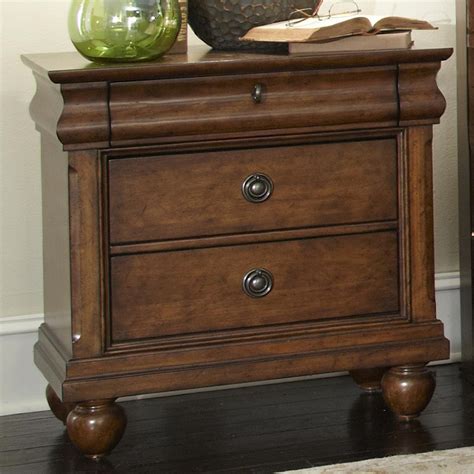 Liberty Furniture Rustic Traditions 540 23101 9 Three Drawer Nightstand