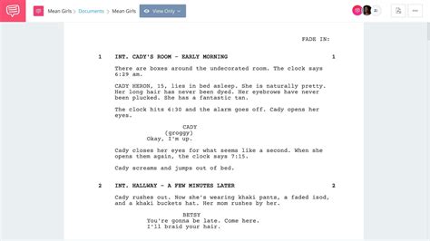 Mean Girls Script Pdf Download Plot Quotes And Analysis
