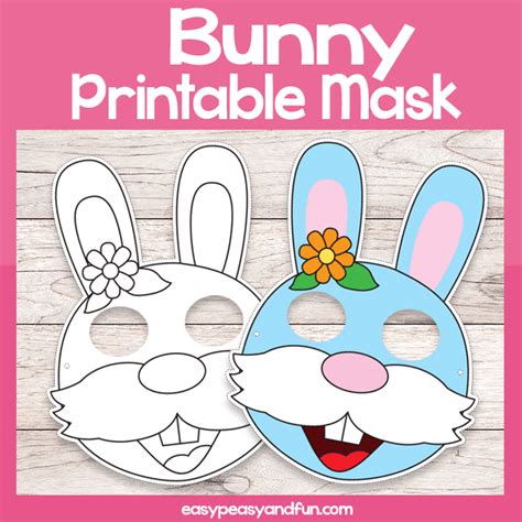 Bunny Mask Template Printable Pdf Download Rezfoods Resep Masakan