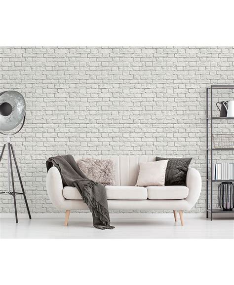 Brewster Home Fashions Cologne Painted Brick Wallpaper 396 X 205 X