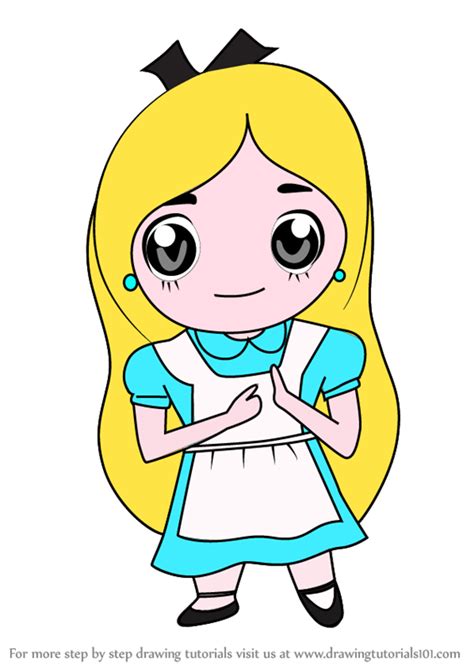 Learn How To Draw Kawaii Alice From Alice In Wonderland Kawaii