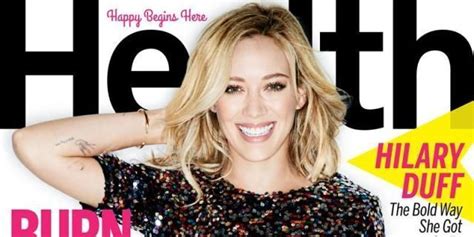 Hilary Duff Body Image Struggles As Teen Hilary Duff Health Magazine