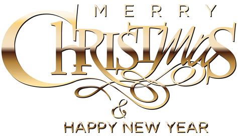 Merry Christmas And Happy New Year Clip Art Image Gallery