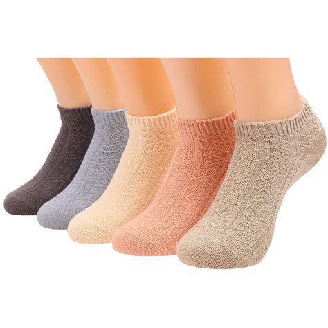 Womens No Show Cotton Socks Breathable Quarter Ankle Boat Sock A In
