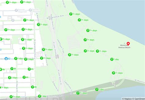 2023 Map Of Free Parking In Chicago Spotangels