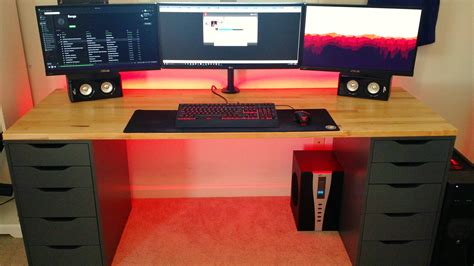Ikea gaming desks are intended for all those who want to have a stable gaming surface during playing. Summer Battlestation in 2019 | Gaming room setup, Ikea ...