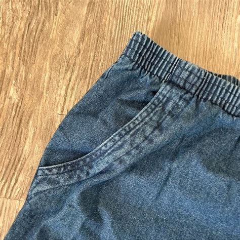 Basic Editions Denim Chambray Shorts Size 2x New Ebay