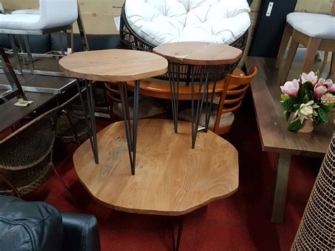 Custom build your own coffee table: Acacia Coffee Table Set | Welcome to Priced Right Furniture