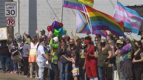 Protest Over Sign Displaying Homophobic Slur In Appleton