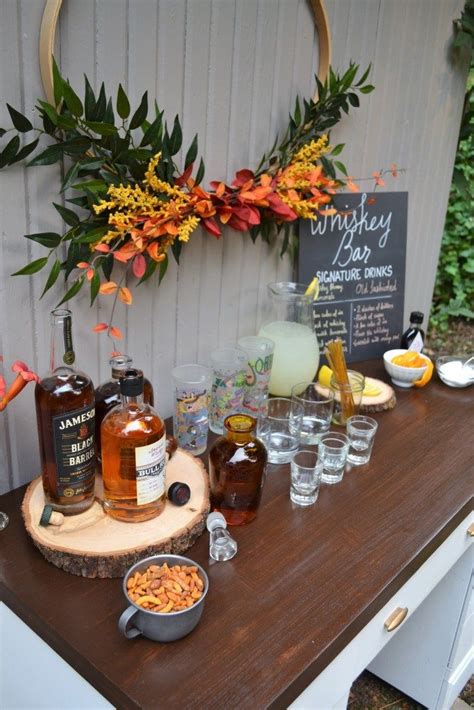 Easy To Make Whiskey Bar Perfect For Parties Sage To Silver Whiskey