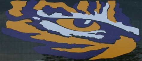 Lsu Tiger Eye All Vinyl 3 Color Decal By Vinylstickz On Etsy