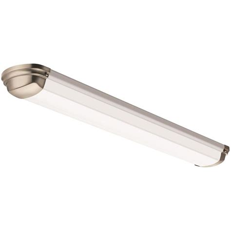 Shop target for flush mount lighting you will love at great low prices. Lithonia Lighting Lindbergh 4 ft. Brushed Nickel LED ...