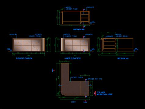 Reception Counter Dwg Block For Autocad • Designs Cad