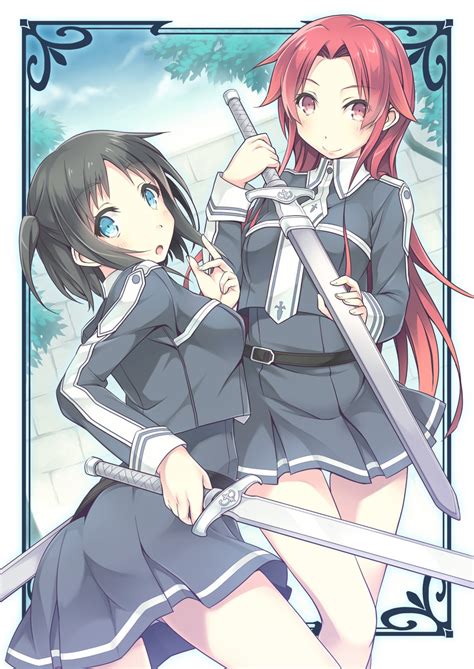 Ronye Arabel And Tiese Schtrinen Sword Art Online Drawn By Itoichi