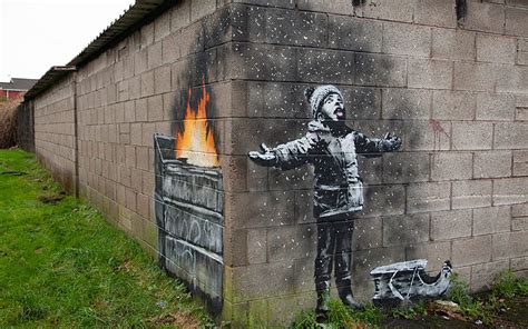 Banksy Unveils New Mural On A Welsh Garage Galerie