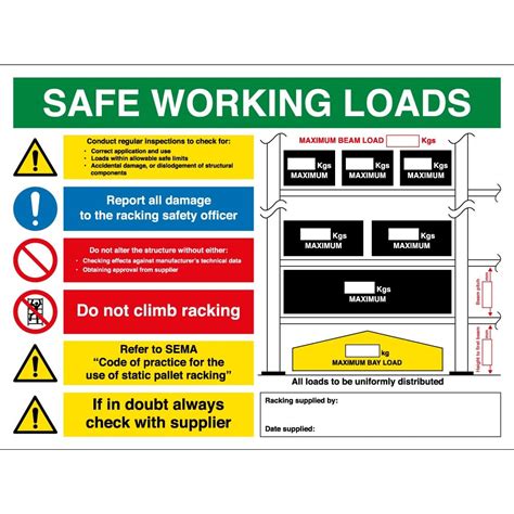 Pallet Racking Safety Signs From Key Signs Uk