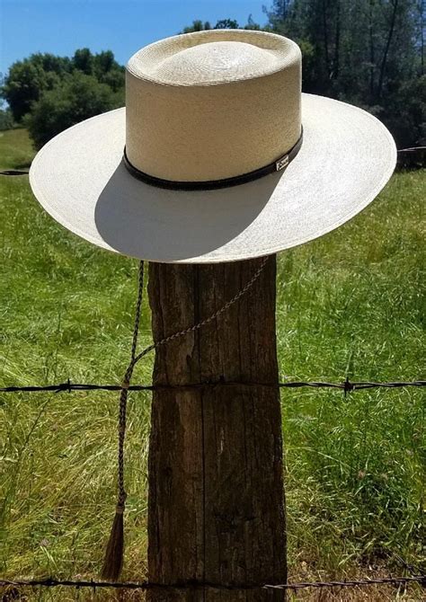 Palm Leaf Vaquero Hat Horse Hair Hat Band Mens Safari Hats Cowboy