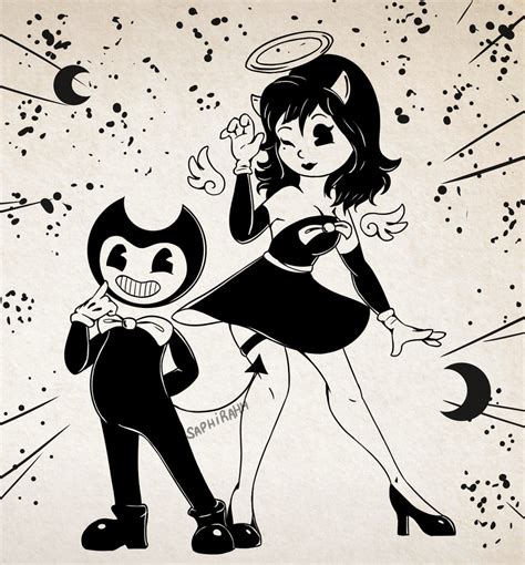 Bendy X Alice Bendy And The Ink Machine By Saphgriffin On Deviantart