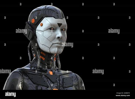 Robot Woman Sci Fi Android Female Artificial Intelligence 3d Render