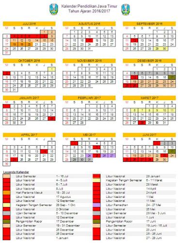 Kkalender Jawa 2017 Template Printable