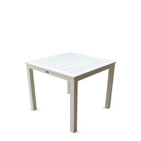 Maybe you would like to learn more about one of these? Courtyard Casual Skyline White Aluminum Outdoor Square ...