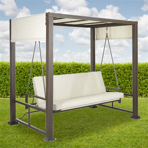 The best patio swing with canopy gives you maximum fun with your friends and family. Canvas Valencia Patio Swing Daybed With Netting ...