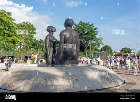 Emancipation Song Statue Emancipation Park Kingston Jamaica Greater