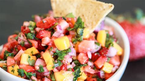 Strawberry Mango Salsa Recipe Side Dish Recipes Pbs Pbs Food