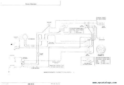 Wiring Diagram John Deere Model 180 Lawn Mower Funtv