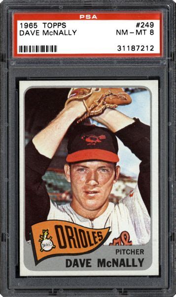 1965 Topps Dave Mcnally Psa Cardfacts®
