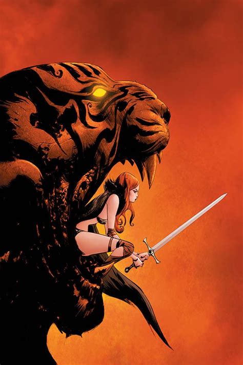 Geeky Nerfherder Red Sonja Sword And Sorcery Comic Book Artists