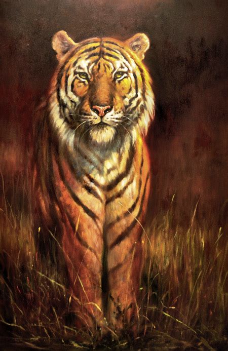 Tiger Art Tiger Paintings By Dave Merrill