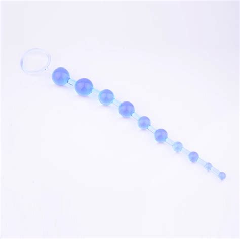 Sex Toys Jelly Colorful Extra Long Anal Beads For Sexy Life Anal Plug