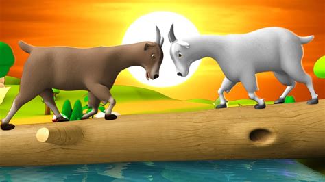 The Two Wise Goats 3d Animated Hindi Moral Stories For Kids दो समझदार