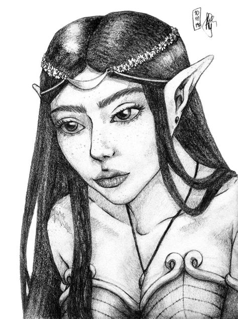 A Forest Elf By Agamisa On Deviantart
