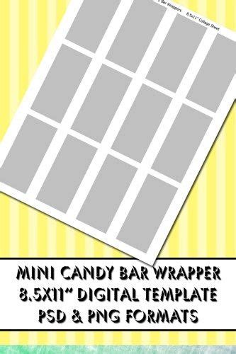 Check spelling or type a new query. Mini Candy Bar Wrapper Digital Template PSD and PNG Format (T9) | Candy bar labels, Candy bar ...