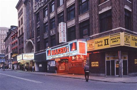 Adult Movie Theaters In The Combat Zone 1980s R Boston