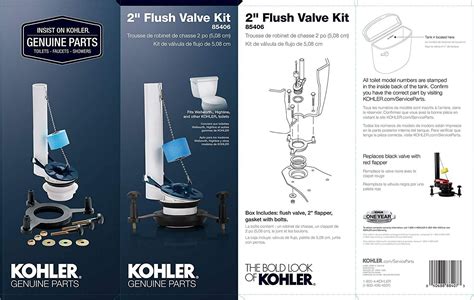Kohler Flush Valve Kit For Wellworth And Highline Toilets With 2 In