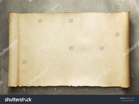 Powerpoint Template Ancient Scroll Parchment On Old Klujmikkp