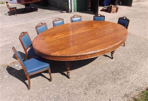 Classy round wood kitchen table for kitchen table table. ANTIQUE FURNITURE WAREHOUSE - Large Oval Antique Dining ...