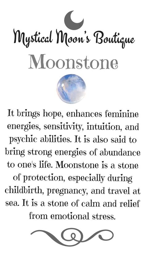 Moonstone Crystals Nature Healing Spiritual Crystals Crystal