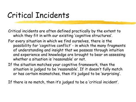 Ppt Critical Incidents Powerpoint Presentation Free Download Id491051