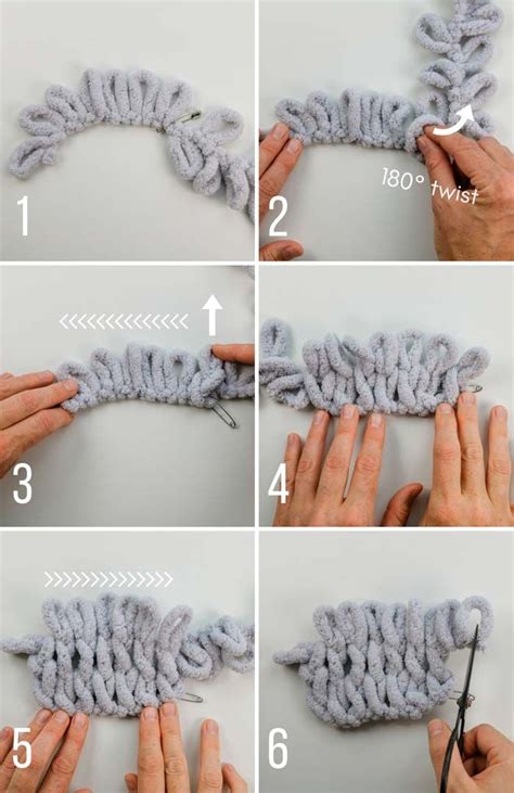 Lion Brand Off The Hook Yarn Step By Step Tutorial Including Video