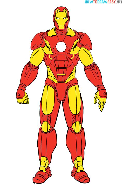 How To Draw Iron Man How To Draw Easy