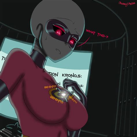 Elastigirl The Incredibles Highres Breasts Cherryartsu Confused Elasticherry Kronos