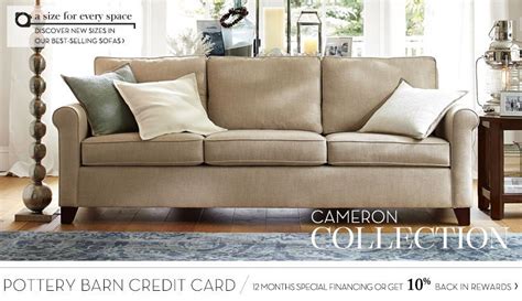 Shown in leather, burnished bourbon. Cameron Sofa Collection | Pottery Barn | Pottery barn sofa ...