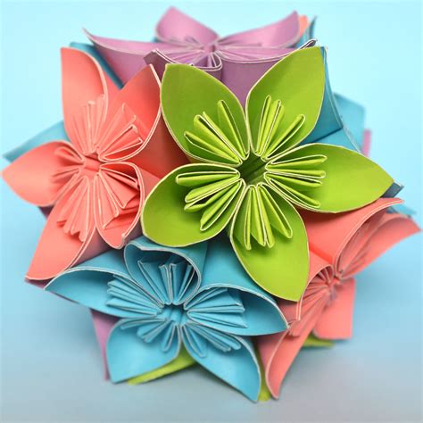 Easy Origami Flower Stem Atilahit