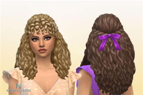 Sims 4 Ryoba Aishi Cc Hair Maxis Match Micat Game