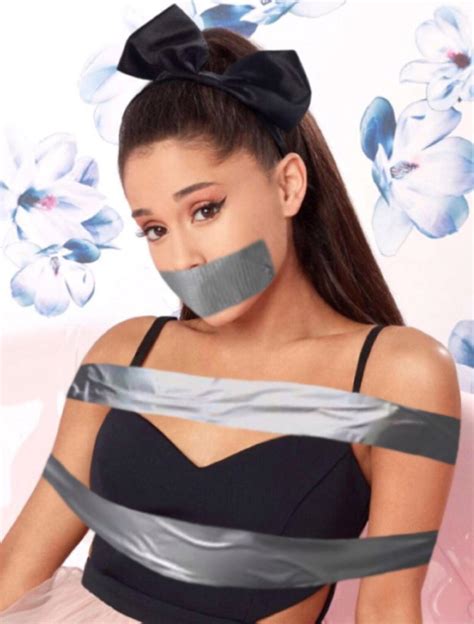 Ariana Grande Duct Tape Bound And Gagged By Goldy On Deviantart