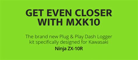 aim kawasaki ninja zx 10r plug and play dash logger aim technologies